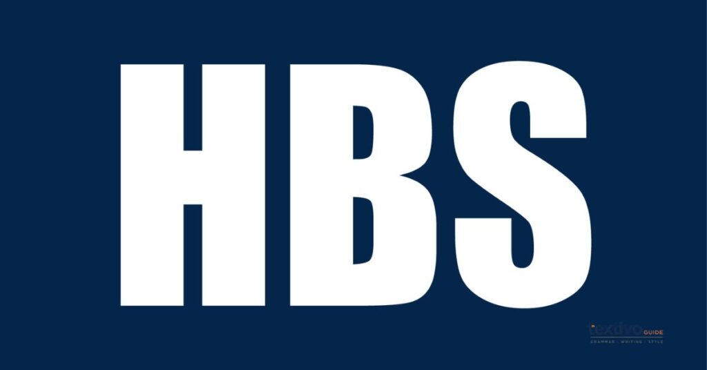 Simple Meaning of HBS
