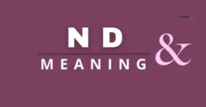 ND Meaning in Text